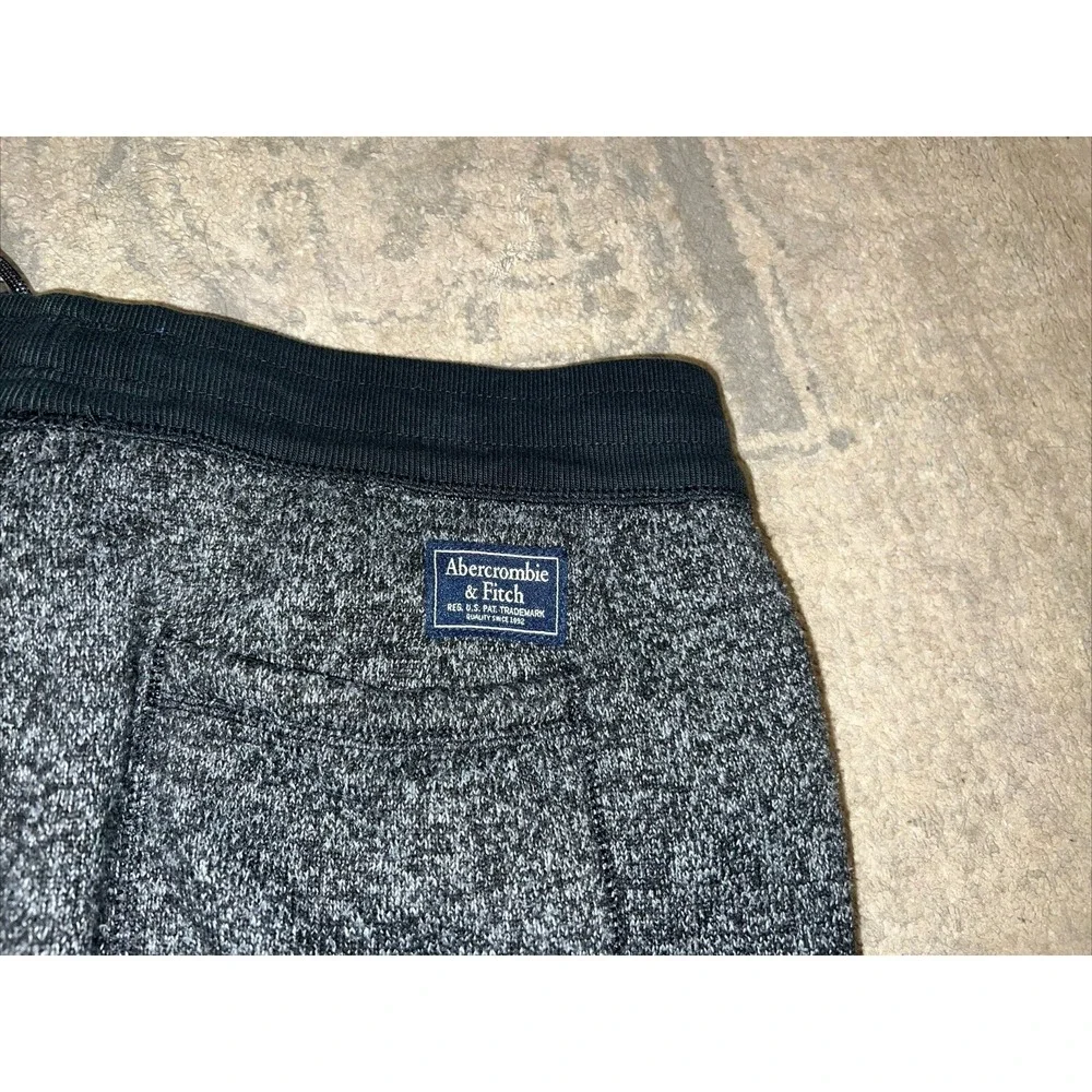 Abercrombie & Fitch Jogger Pants Mens Sz‎ Large Gray Drawstring